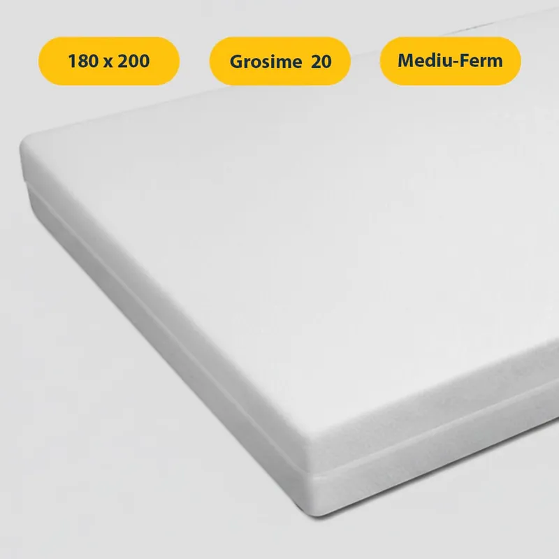 Ofertă exclusivă Saltea Ortopedica Spuma 180x200, grosime 20 cm