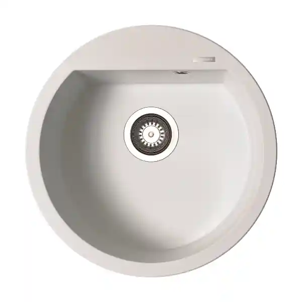 Reducere specială Chiuveta Granit Alazia - Snow Ø510mm