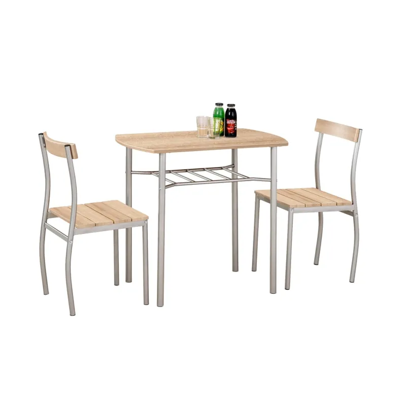 Set pentru balcon LANCE 82x50 cm metal/stejar sonoma Reducere specială