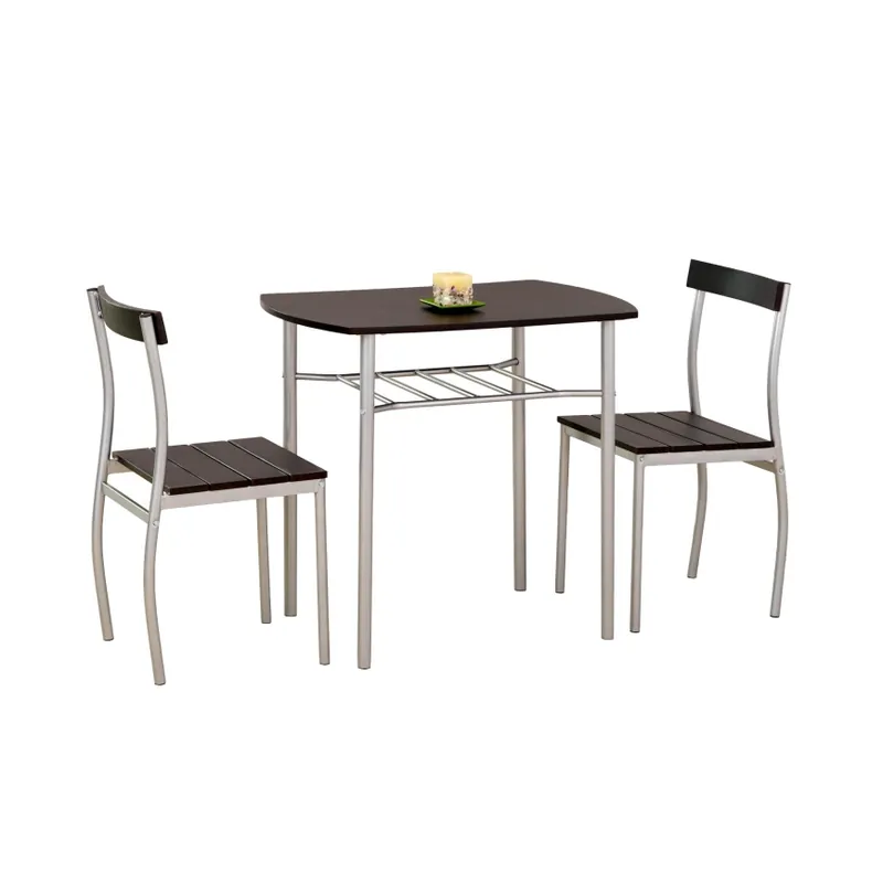Set pentru balcon LANCE 82x50 cm, metal/wenge Chilipir