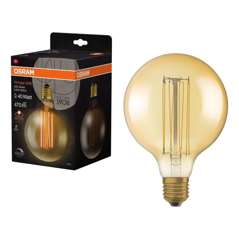 Bec LED dimabil VINTAGE FILAMENT E27/5,8W/230V 2200K - Osram Ofertă limitată