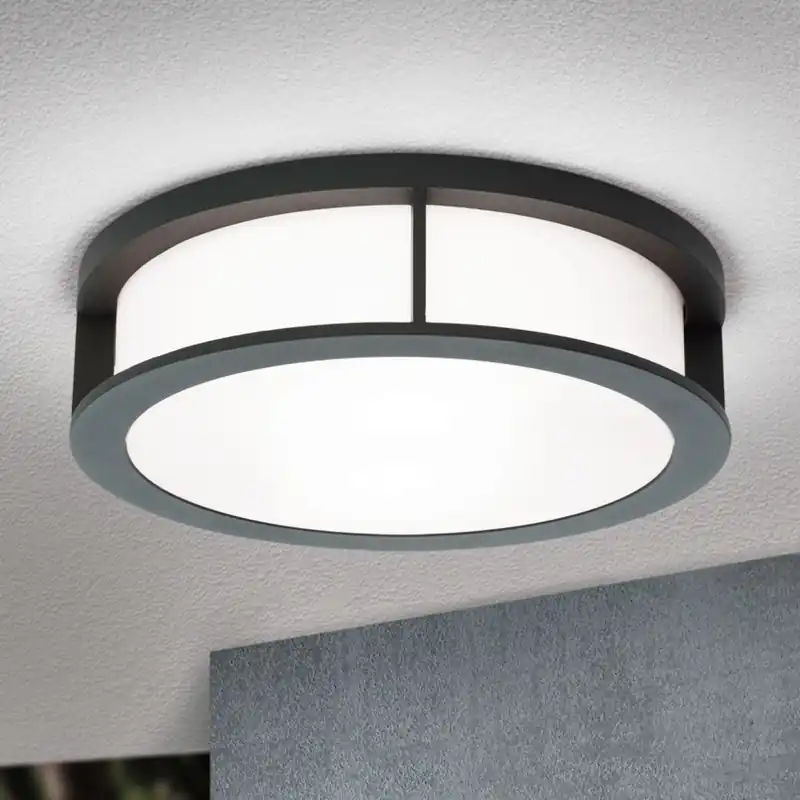 Aplică de exterior HENRY, 2xE27/15W/230V, Ø 30 cm, IP44, antracit Cumpără acum