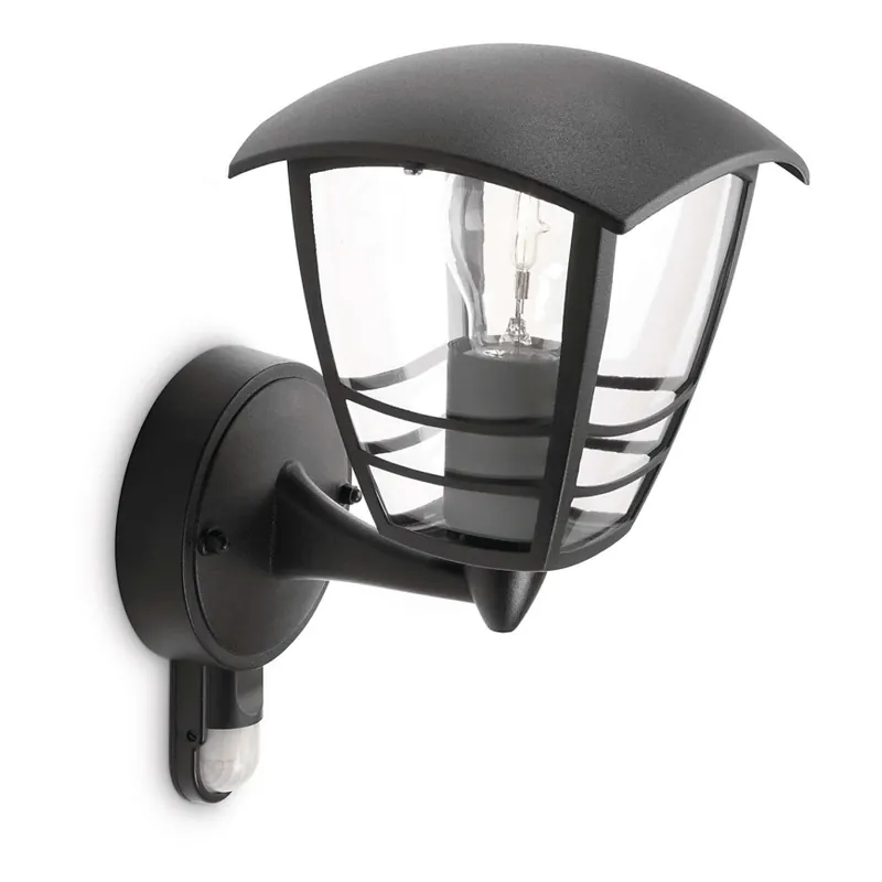 Aplică de exterior cu senzor Philips 1xE27/60W/230V Cumpără online