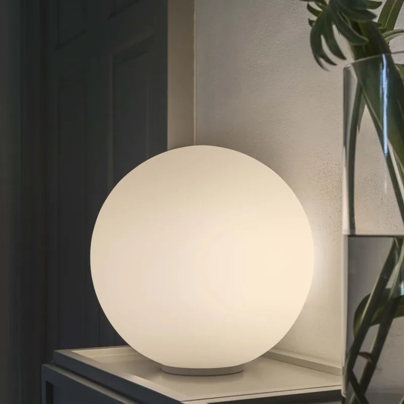 Ideal Lux - Lampă de masă MAPA 1xE27/42W/230V Ø 30 cm albă Preț redus