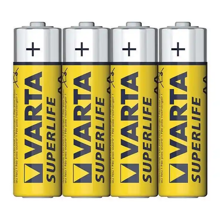 Plată securizată Varta 2006 - 4 buc Baterie zinc carbon SUPERLIFE AA 1,5V