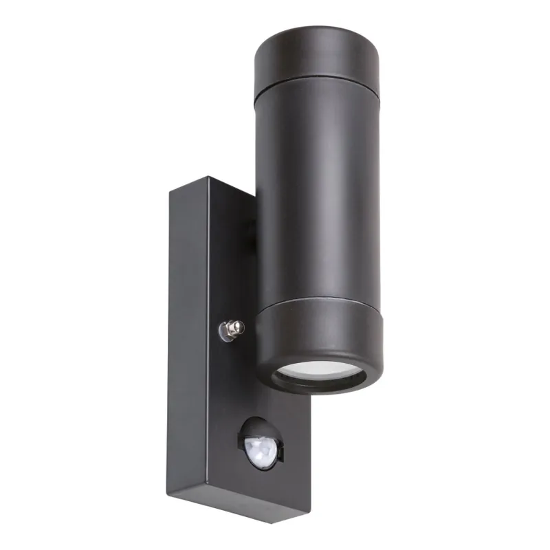 Aplică de exterior cu senzor 2xGU10/10W/230V IP44 neagră Rabalux Ieftin