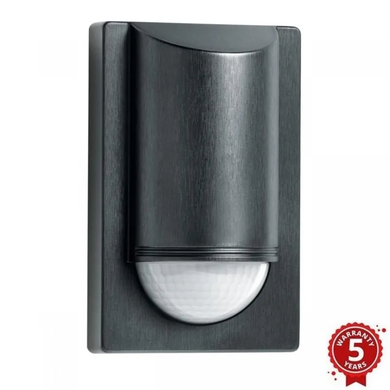 Steinel 034702 - Senzor de mișcare de exterior ECO IP54 negru Plată securizată