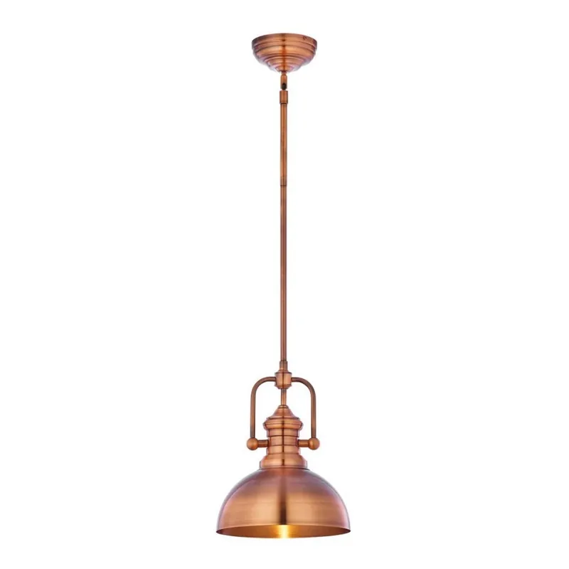 Cumpără online Jupiter 1788 - PT 1 - Lustră pe tijă PLATINO 1xE27/60W/230V de cupru