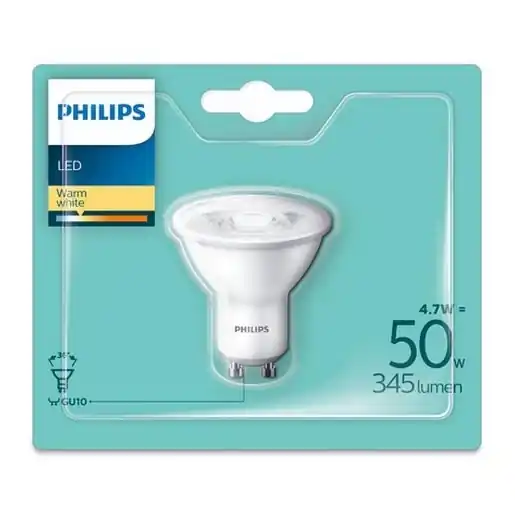 Bec LED Philips GU10/4,7W/230V 2700K Reducere de preț