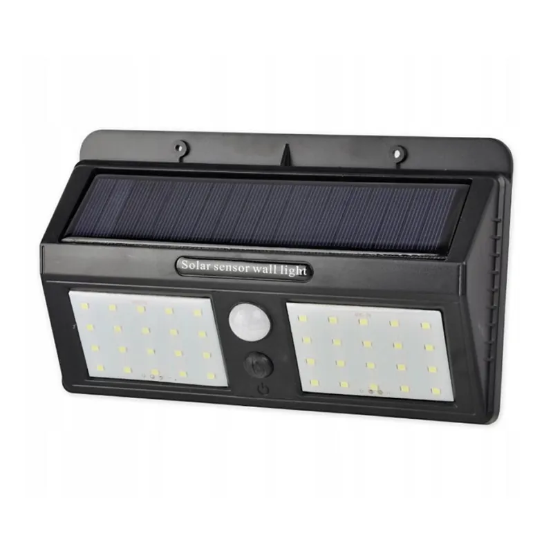 Aplică solară de perete cu LED și senzor, 1,2W/3,7V, 1200 mAh, IP44 Mai ieftin