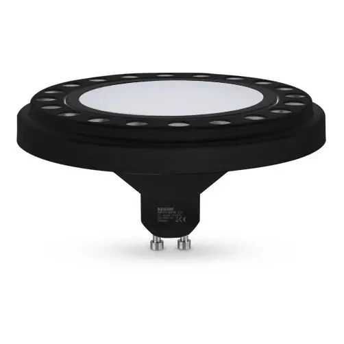 Bec LED AR111 GU10/12W/230V 4000K negru 120° Ofertă specială