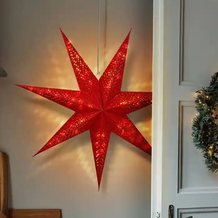 Stea LED de Crăciun, 60 cm, 2x AA Ofertă limitată
