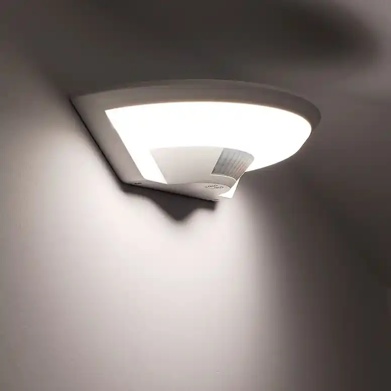 Aplică LED de baie cu senzor SAMSUNG CHIP LED/10W/230V 4000K IP54 alb Reducere extra