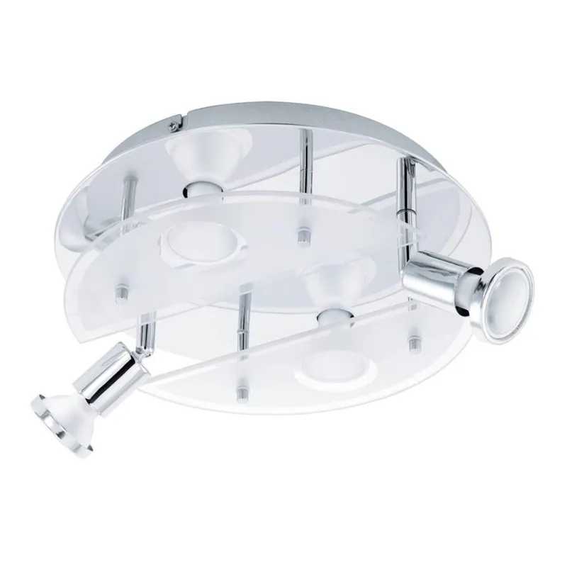 Spot LED RGBW dimabil Eglo 75381 CABO-C 4xGU10/4W/230V + telecomandă Lichidare de stoc