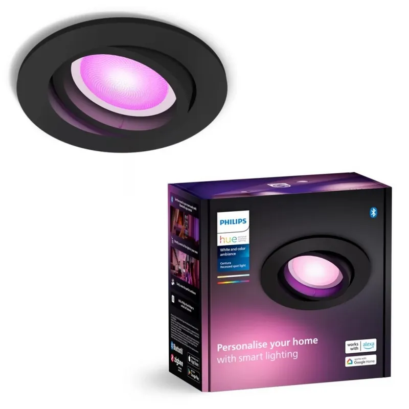 Vezi acum Corp de iluminat LED RGBW dimabil încastrat Philips Hue CENTURA 1xGU10/4,2W/230V 2000-6500K