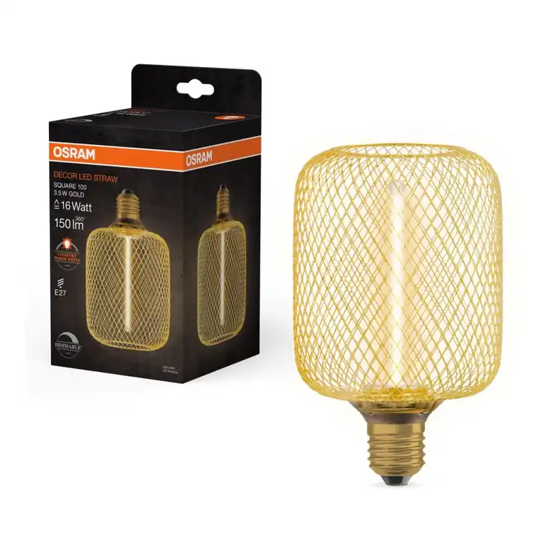 Bec LED dimabil Osram DECOR FILAMENT E27/3,5W/230V 1800K auriu Comandă acum