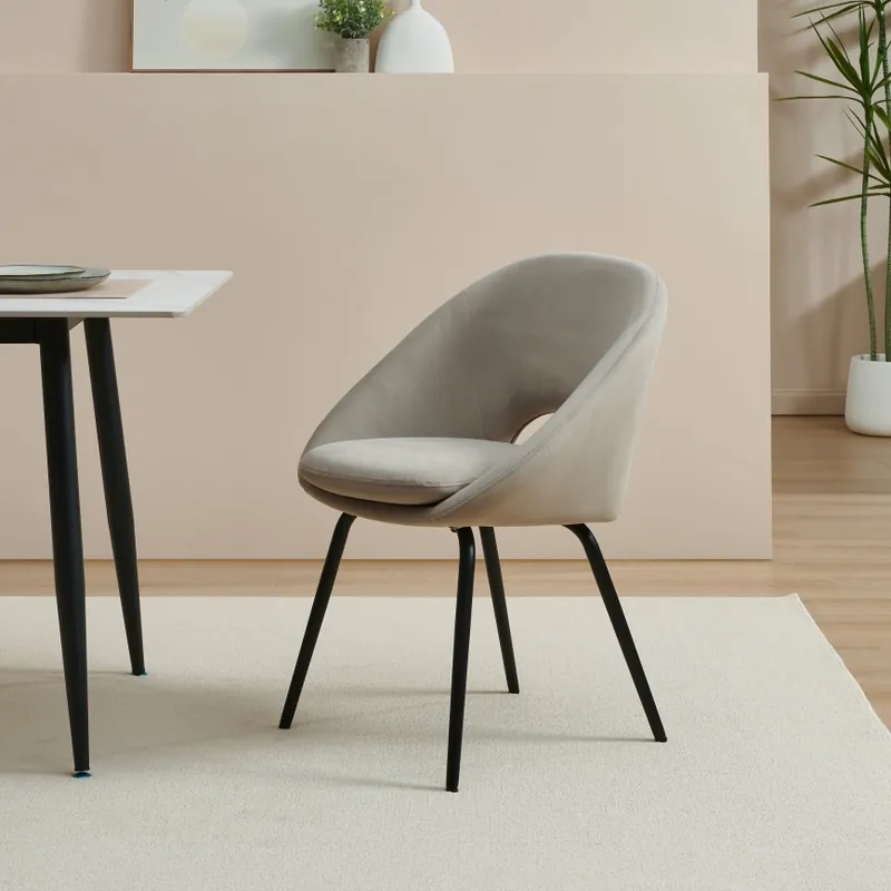Scaun de sufragerie Eglo 80x56 cm gri Livrare rapidă