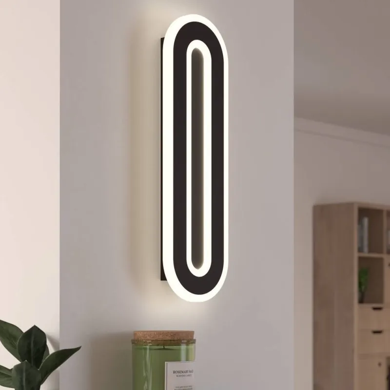 Aplică LED Eglo LED/12W/230V 4000K negru Cumpără online