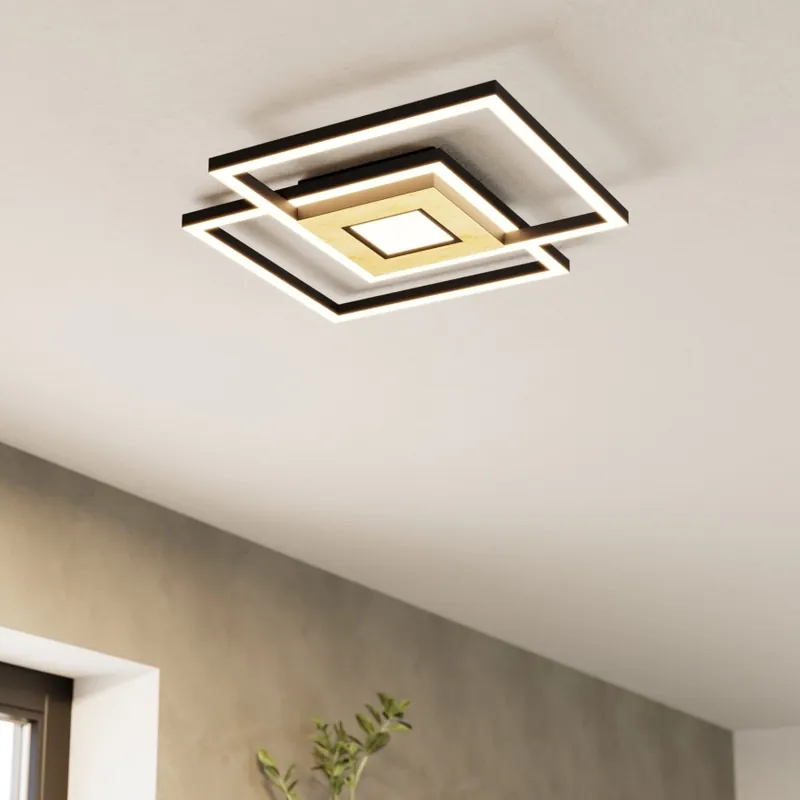 Super ofertă Eglo - Lampă de tavan LED reglabilă 2xLED/17W/230V +LED/4,2W 2700-6500K + telecomandă