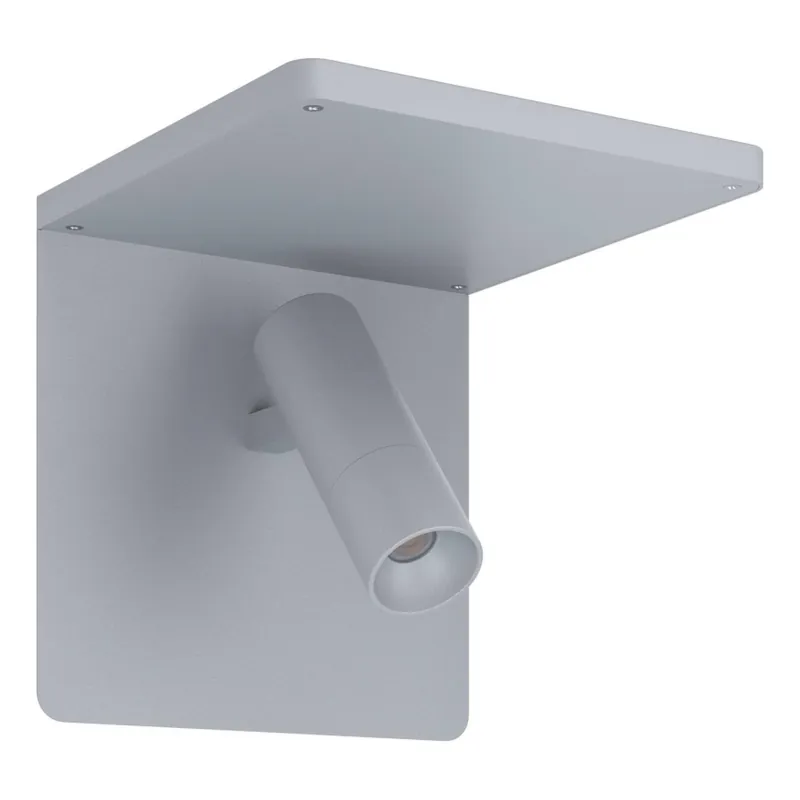 Reduceri Aplică LED cu raft Eglo 67564 CIGLIE LED/8,1W/230V gri