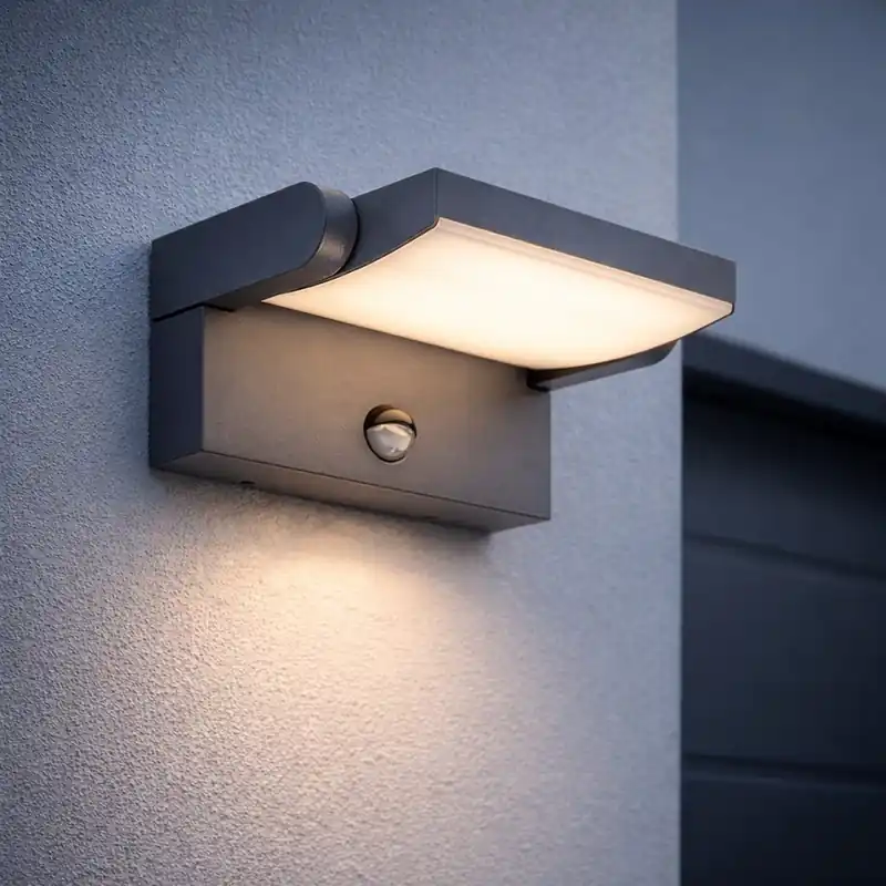 Aplică LED de exterior cu senzor Brilagi ANKLE LED/18W/230V 3000K IP65 antracit Preț redus