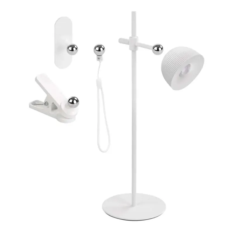 Ultima șansă Lampă LED magnetică reîncărcabilă dimabilă de masă 4 în 1 LED/4,2W/3,7V 4000K 1200mAh alb