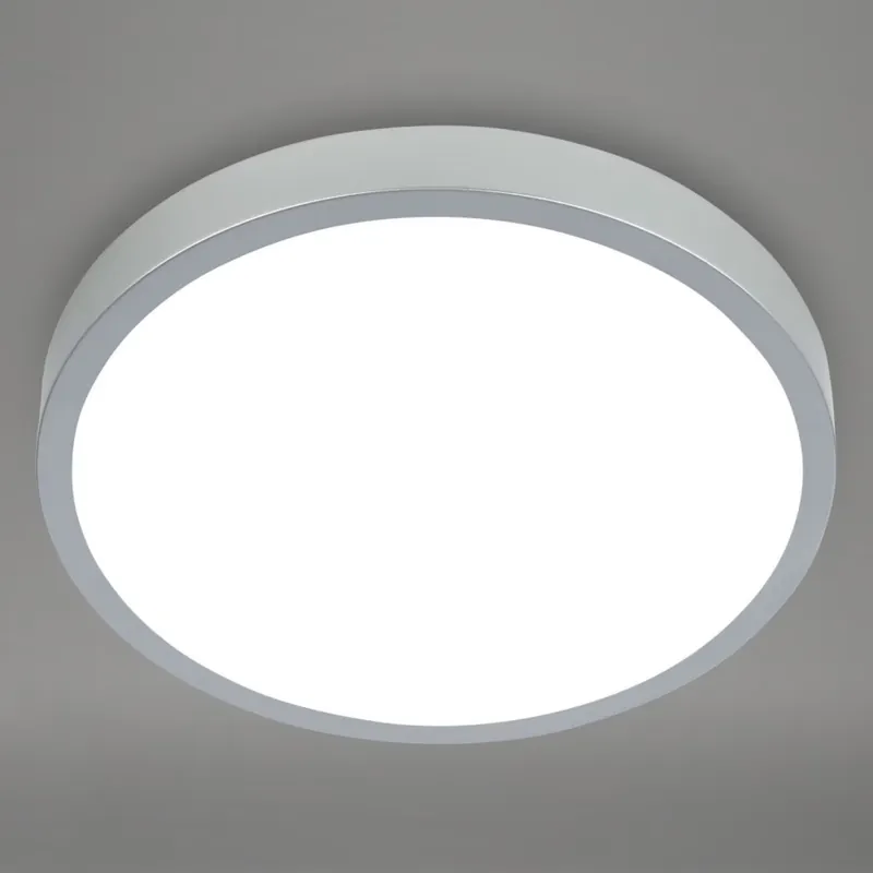 Expediere rapidă Plafonieră LED RGBW dimabilă Briloner 3709-014 LED/22W/230V 4000K d. 38 cm argintiu + telecomandă