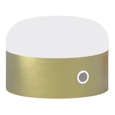 Ideal Lux - Lampă de birou LED tactilă reglabilă MIGNON LED/5W/5V 1500 mAh diam. 10 cm CRI 90 alamă Ofertă specială