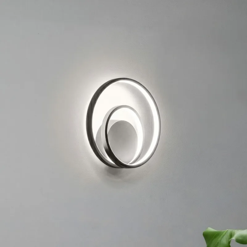 Aplică LED dimabilă Ideal Lux OZ LED/28W/230V CRI 90 negru Ultima șansă