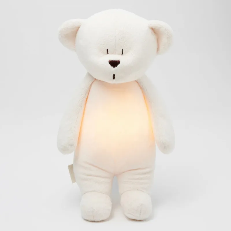 Cel mai bun preț Pluș de îmbrățișat cu sunete și lumină Moonie ursuleț 2.0 cream
