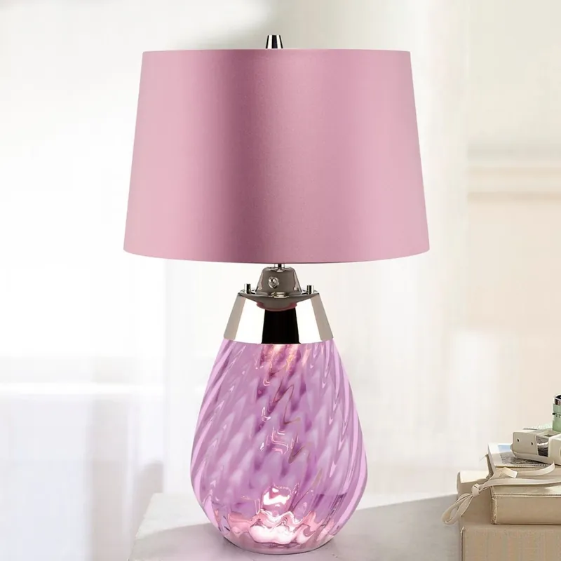 Reducere extra Lampă LED de masă Elstead LENA 1xE27/60W/230V + 1xGU10/7W 60,5 cm roz