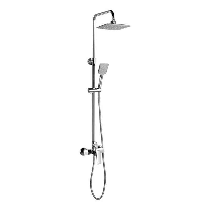 Aqualine - Set de duș cu baterie FACTOR crom lucios Promoție