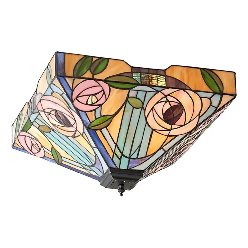 Endon 70698 - Plafonieră Tiffany WILLOW 2xE27/60W/230V Discount