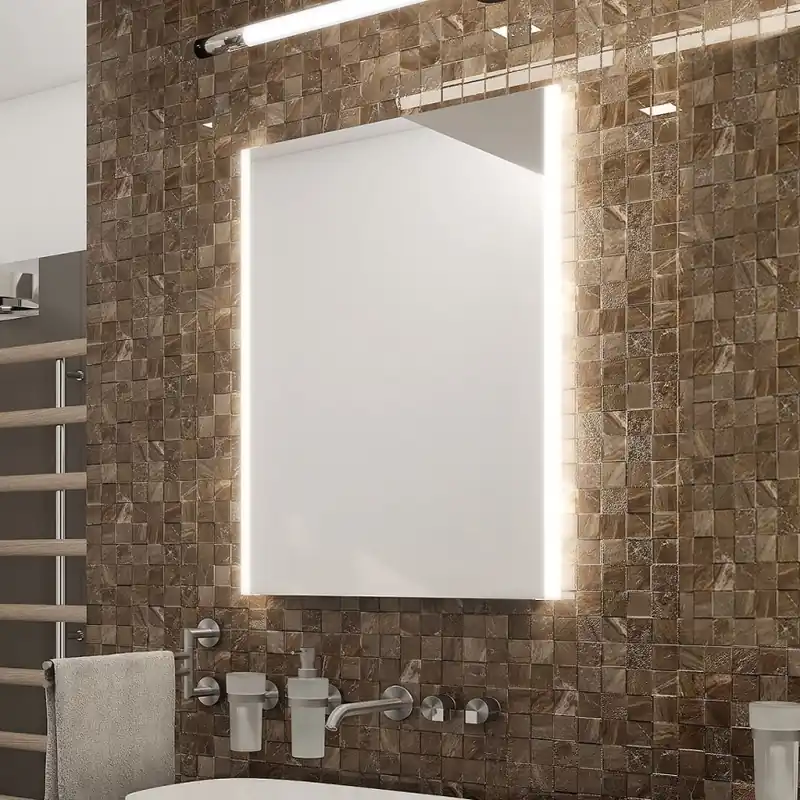 Expediere rapidă NIMCO ZP 11000 - Oglindă de baie retroiluminată cu LED, 18W/230V, 6500K, 60x40 cm, IP44