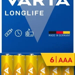 Cel mai bun preț Baterie alcalină 6 buc. Varta 4103101746 LONGLIFE AAA 1,5V