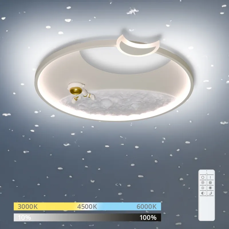 Brilagi - Plafonieră LED reglabilă pentru copii ASTRO LED/20W/230V diametru 50 cm 3000-6000K cu design astronaut + telecomandă Ofertă de sezon