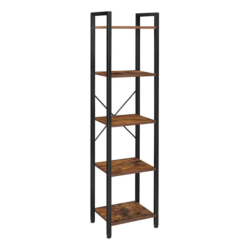 Bibliotecă NAVARO maro/negru Nu rata
