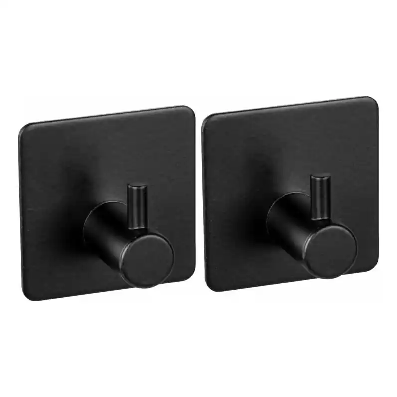 Premium WENKO 55009100-Cârlig BLACK OUTDOOR KITCHEN 4,5x4,5 cm inox/negru