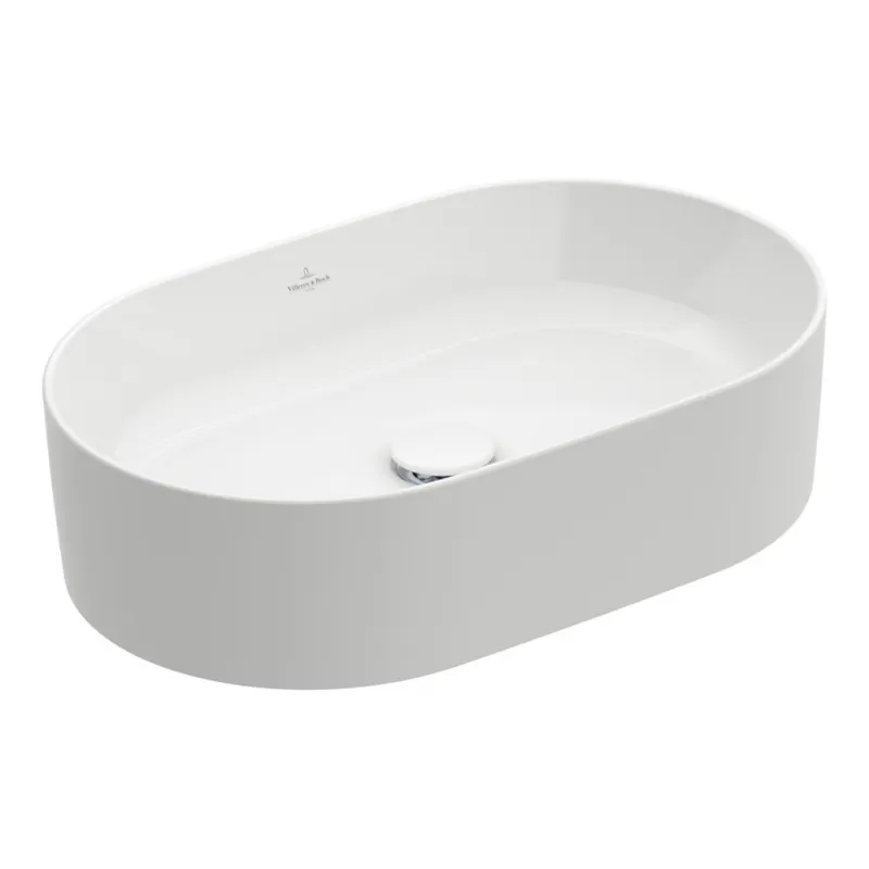 Livrare expres Villeroy & Boch 4A195601 - Lavoar pentru montaj pe blat COLLARO, 56 x 36 cm, ceramică/alb
