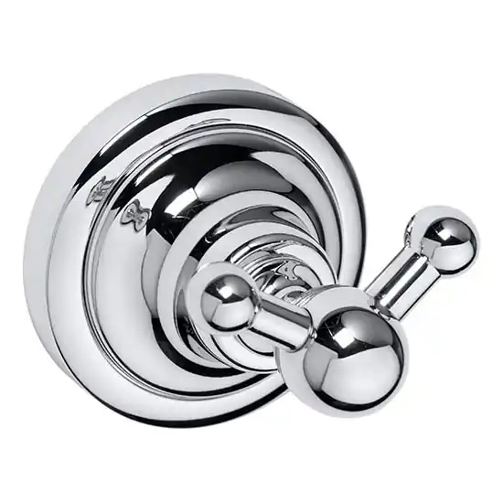 Cârlig dublu 6,5x6,5 cm, argintiu Discount