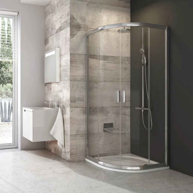 Cumpără online Ravak 3B270C00Z1B - Cabină de duș BLIX semirotundă, 4 elemente, 90 x 90 cm, crom lucios