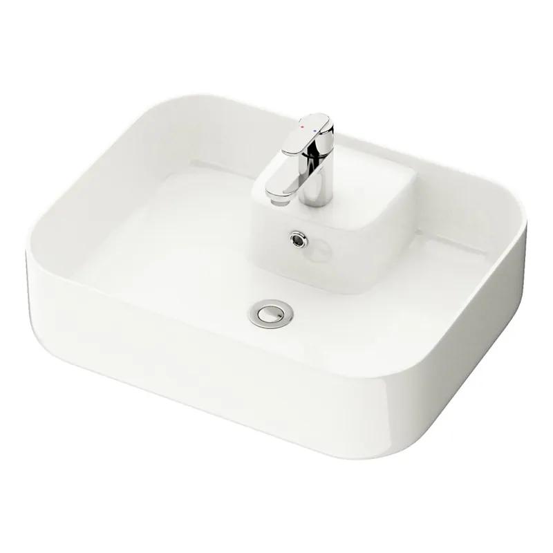 Lavoar pentru blat KRISTIANSAND 51x40cm ceramică/alb Comandă acum