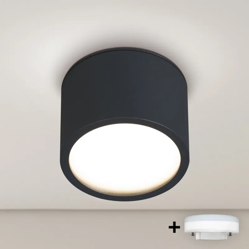 Ofertă Brilagi - LED Spot pentru baie SMOOTH 1xGX53/15W/230V negru IP65