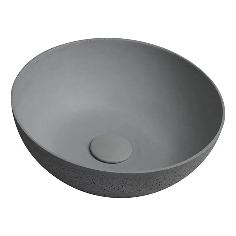 Ofertă de sezon Sapho - Lavoar FORMIGO pentru blat Ø 39 cm, beton/gri mat