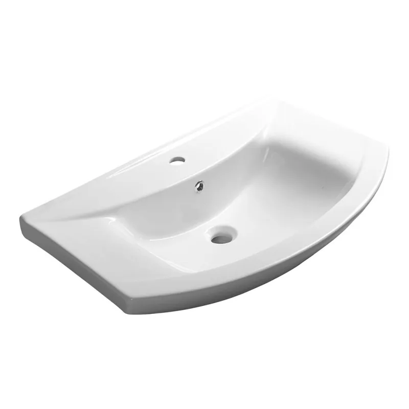 Aqualine - Lavoar încastrat ZERO 75 x 48,5 cm, din ceramică, alb Cumpără acum