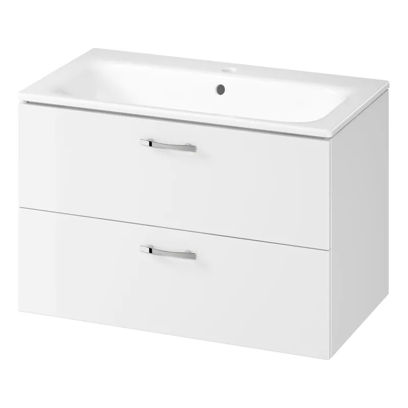 Cersanit S801-538 - Dulap suspendat pentru baie cu lavoar NIKO 80x50x45 cm alb Ofertă
