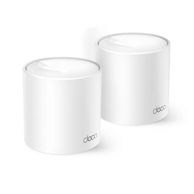 TP-Link - Deco X10 — set de 2 unități, sistem mesh Wi‑Fi 6 pentru întreaga casă Preț promoțional