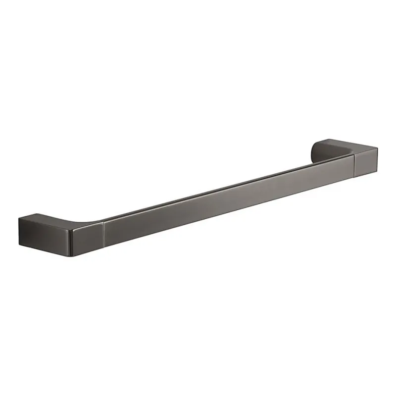 Calitate înaltă Gedy - Cuier de perete pentru prosoape PIRENEI 6,6x45 cm gri metalizat