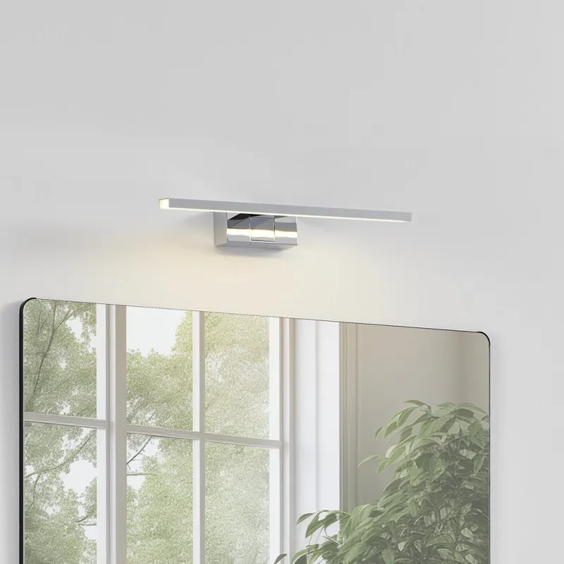 Eglo - Aplica LED pentru oglindă de baie, 7W, 230V, 3000/4000/6500K, 40 cm, IP44, crom lucios Cumpără online