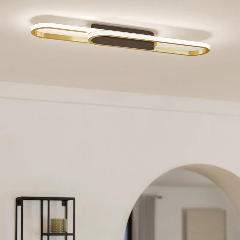 Ofertă exclusivă Eglo - Plafonieră LED, 20W, 230V, 2700/4000/6500K, aurie